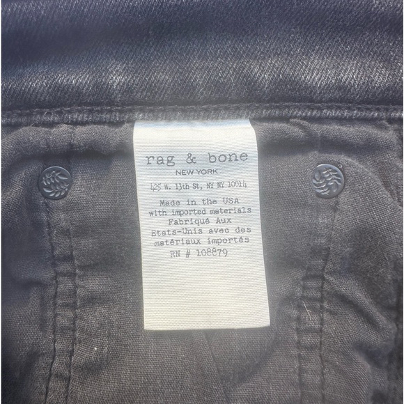 rag & bone Standard Issue Fit 1 Extra Slim size 32
Color: Rock Wholes
Inseam:35” - Picture 8 of 8